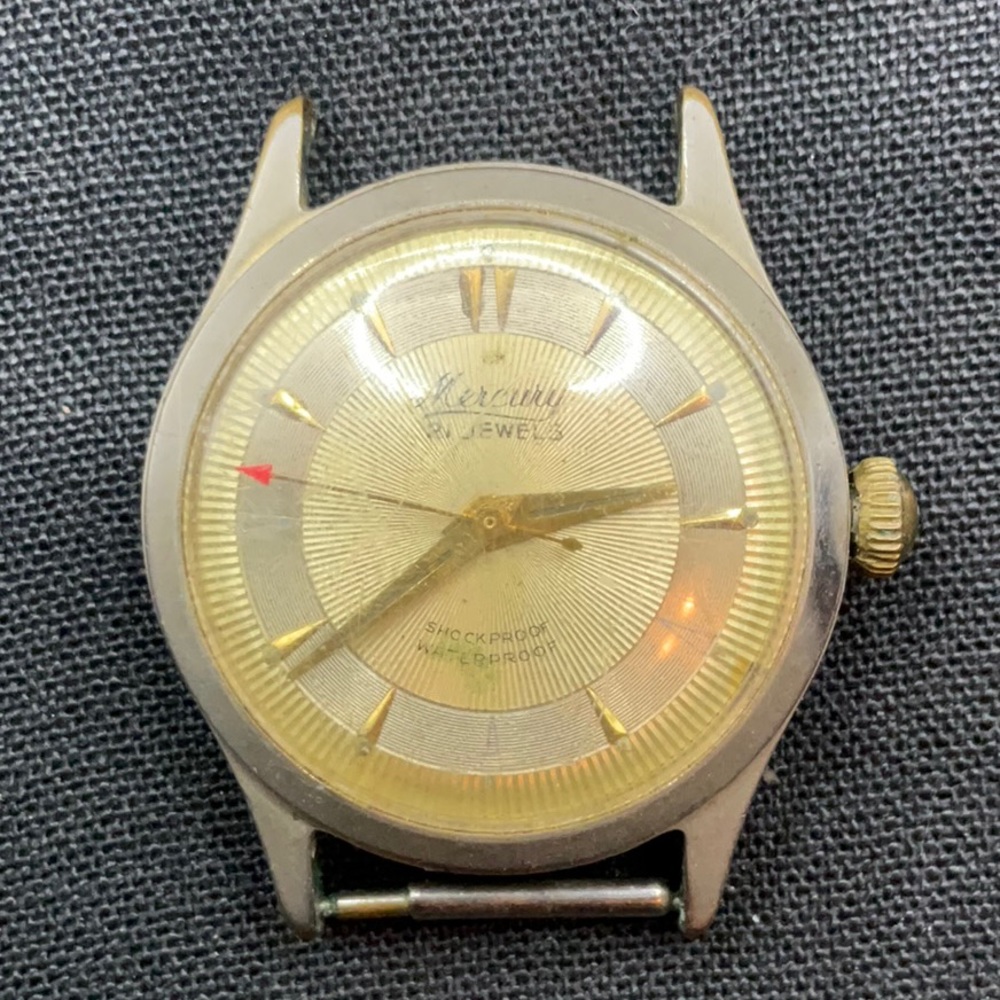 Vintage Mercury 21 Jewel Swiss Watch